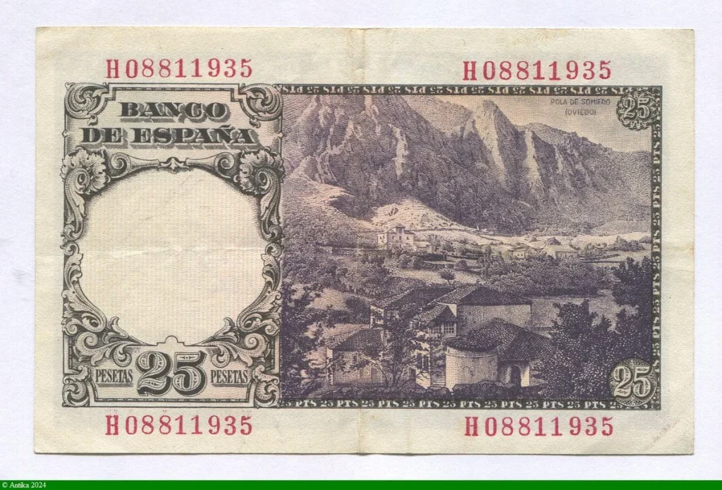 25 Pesetas Florez Estrada