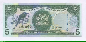 5 Dollars Armoiries & Oiseau