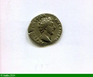 DENIER ROME 156 R/ TRPOT X COS II 3,20 gr