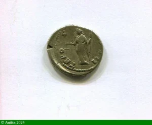 DENIER ROME 156 R/ TRPOT X COS II 3,20 gr