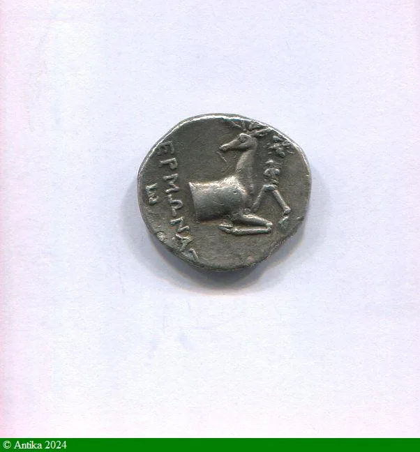 DIDRACHME 258-202 Avt JC R/ ERMONAX Protomé de Cerf 6,01 gr RARETE