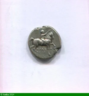 STATERE Ca 270-250 Dauphin & Cheval 6,38 gr Jolie Monnaie