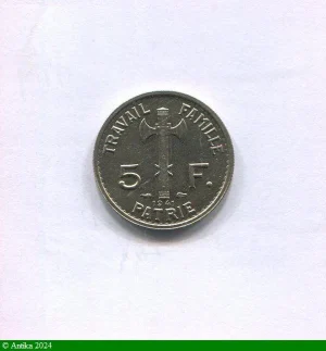 5 FRANCS PETAIN