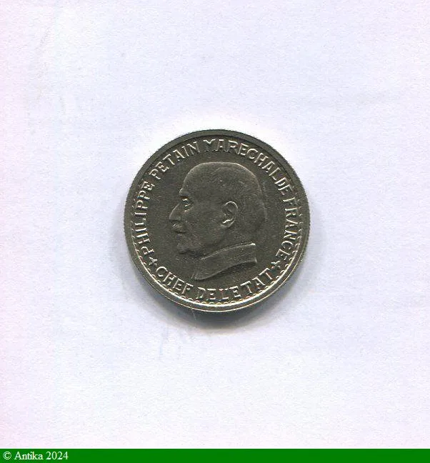 5 FRANCS PETAIN