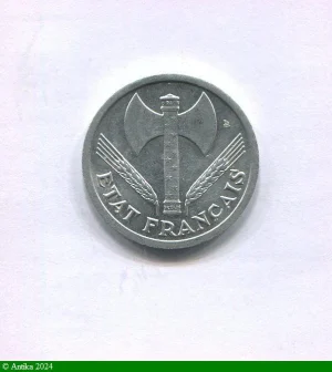 2 FRANCS BAZOR Aluminium