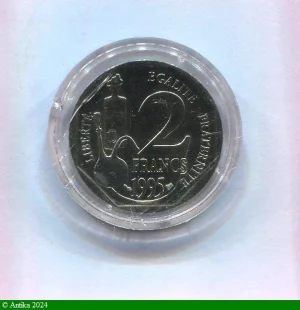 2 FRANCS LOUIS PASTEUR Nickel