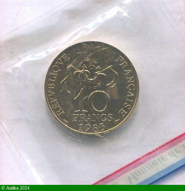 10 FRANCS CONQUETE DE L'ESPACE Cupro-Nickel-Alu