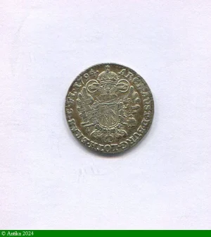 14 LIARDS Argt au nom de François II Bruxelles (Belg Pays-Bas Autichiens)