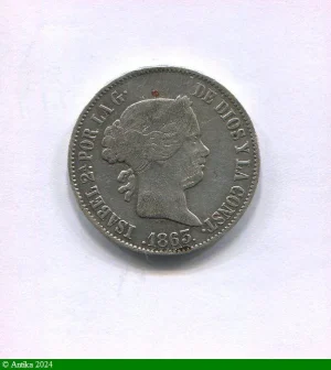 10 REALES ISABELLE II Madrid