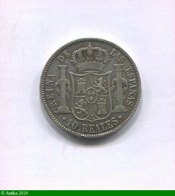 10 REALES ISABELLE II Madrid