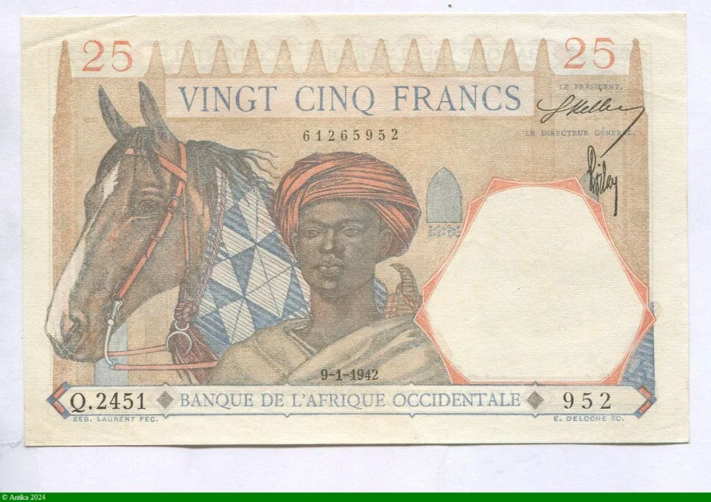 25 FRANCS Cavalier Touareg