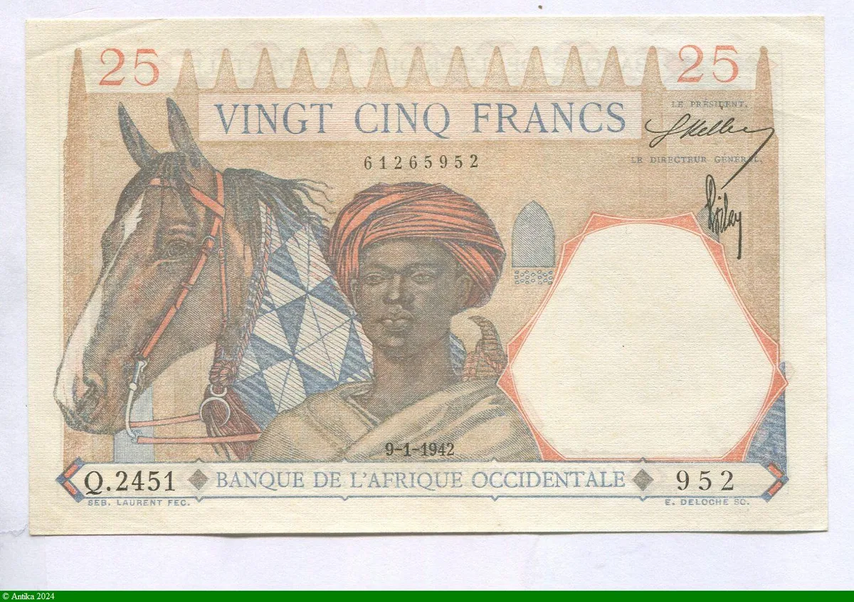 25 FRANCS Cavalier Touareg