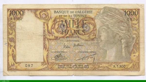 1000 FRANCS Tête d' ISIS