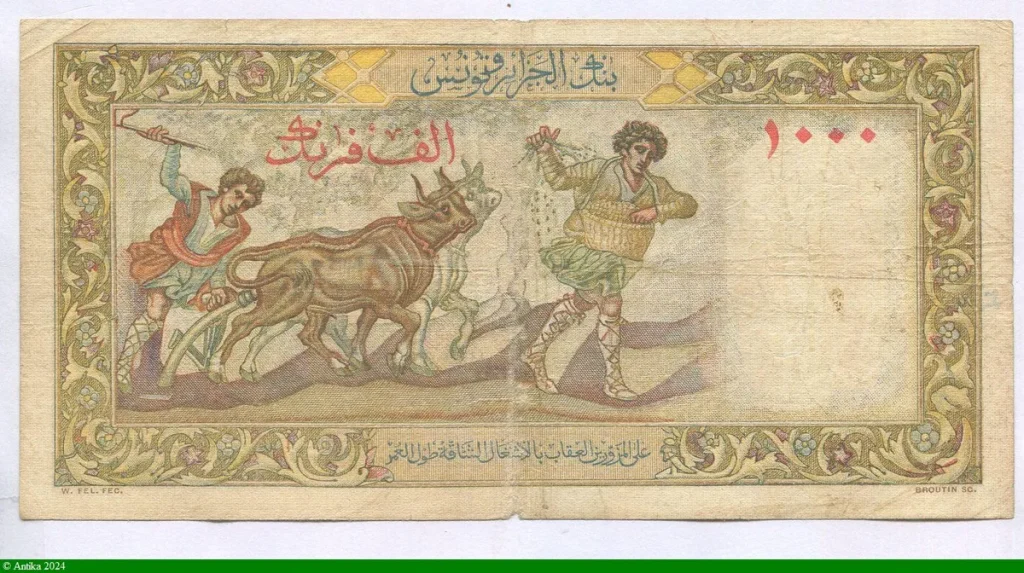 1000 FRANCS Tête d' ISIS
