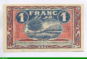 1 FRANC Chambre Commerce Bougie-Sétif