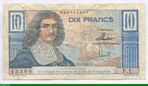 10 FRANCS COLBERT