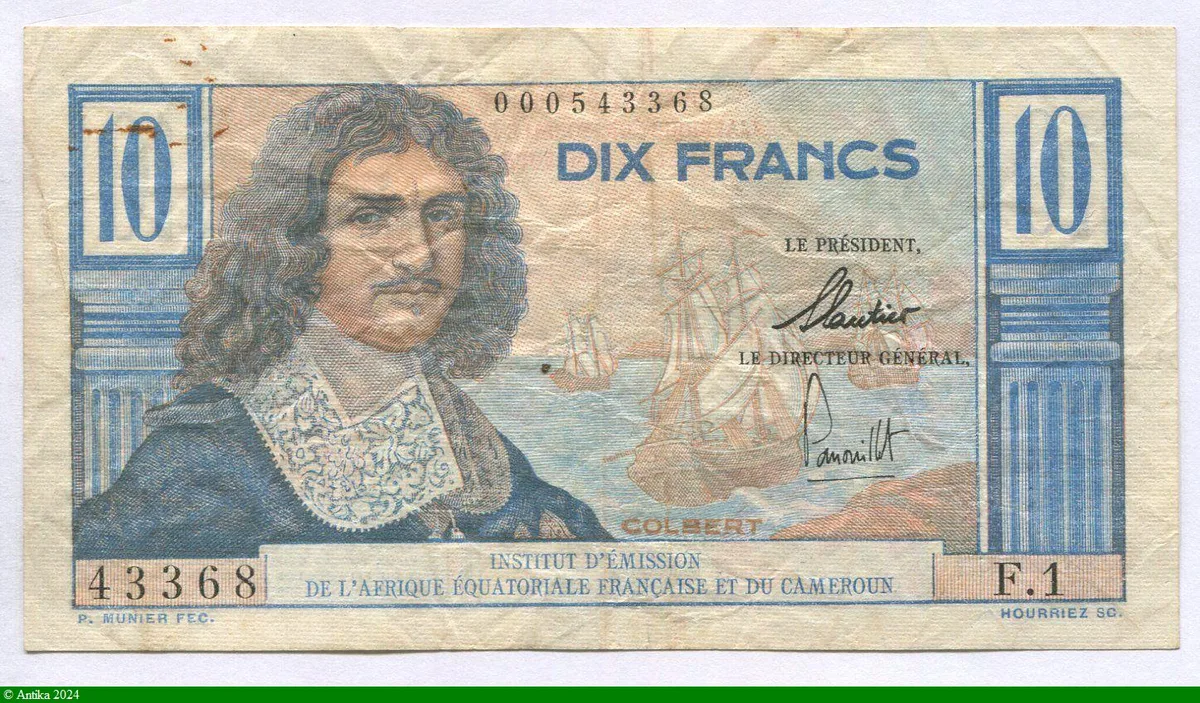 10 FRANCS COLBERT