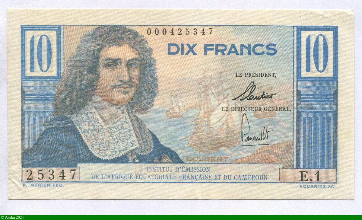 10 FRANCS COLBERT