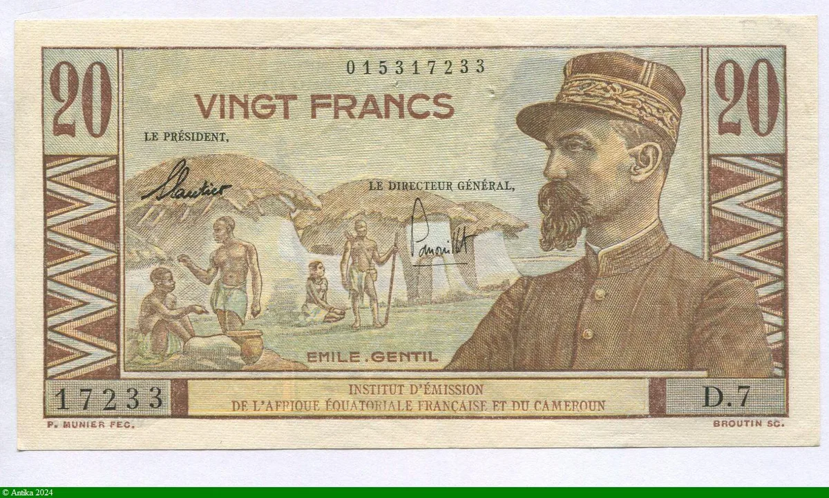 20 FRANCS EMILE GENTIL