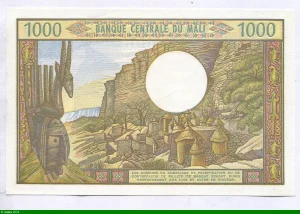 1000 FRANCS Homme âgé avec une barbichette