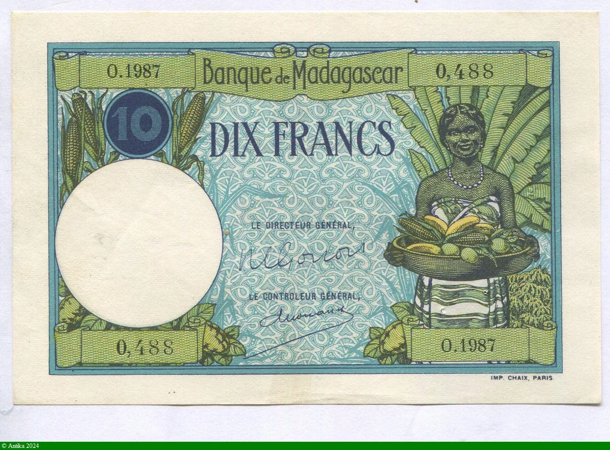 10 FRANCS Femme & Fruits