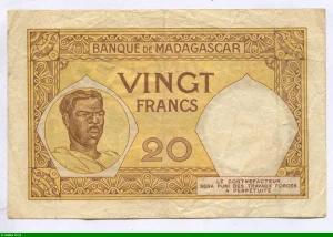20 FRANCS Femme Française & Malgache