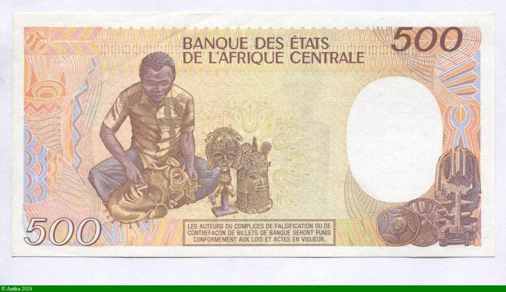 500 FRANCS Statuette & Jarre