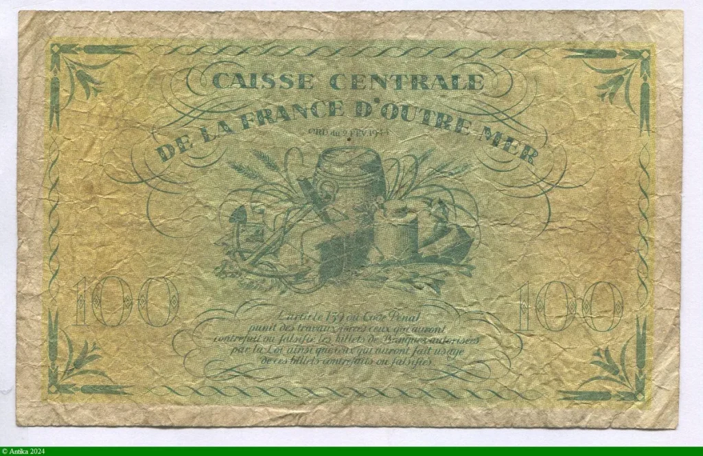 100 FRANCS Marianne & Croix de Lorraine