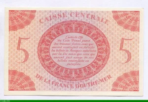 5 FRANCS Croix de Lorraine A.E.F