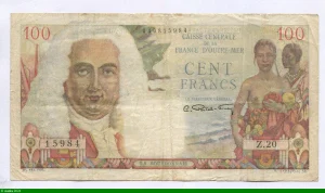 100 FRANCS LA BOURDONNAIS AEF