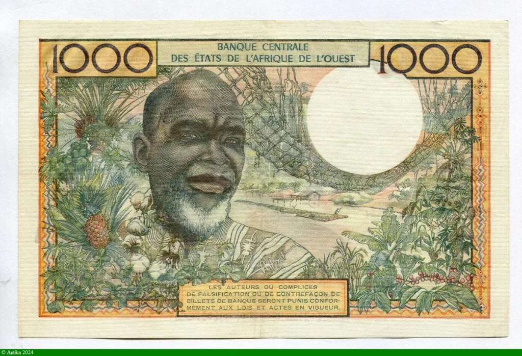 1000 FRANCS Couple Africain
