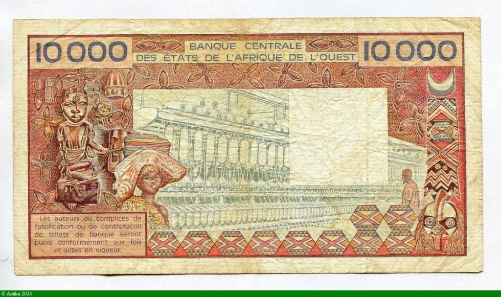 10000 FRANCS Tissage Artisanal