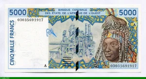 5000 FRANCS Usine & Marché de poterie