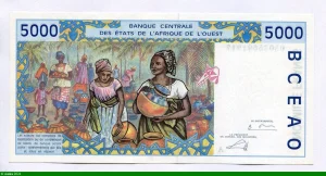 5000 FRANCS Usine & Marché de poterie