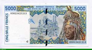 5000 FRANCS Usine & Marché de poterie