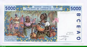 5000 FRANCS Usine & Marché de poterie