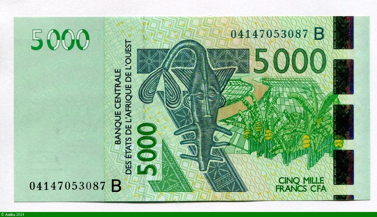 5000 FRANCS Masque & Cobe de Buffon