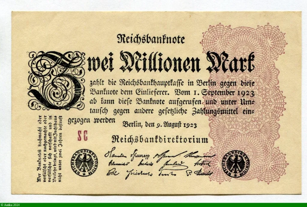 2 Millionen Mark Uniface