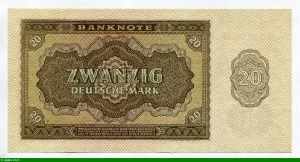 20 Deutsche Mark Marron (7 chiffres)