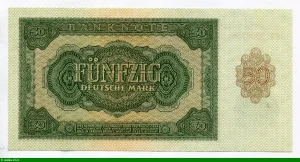 50 Deutsche Mark Vert (7 chiffres)