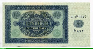 100 Deutsche Mark Bleu (7 chiffres)