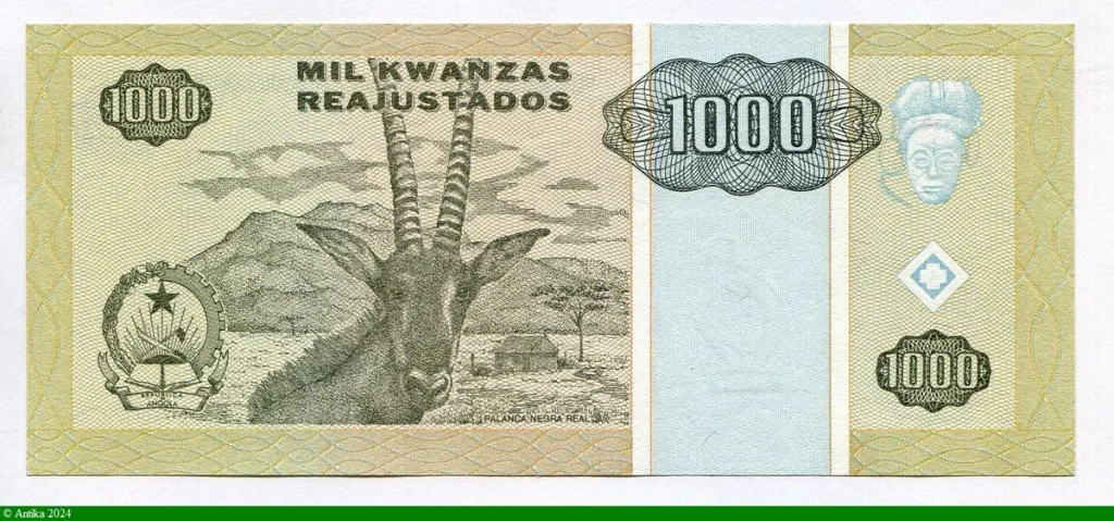 1000 Kwanzas A.Vitoria & Certa
