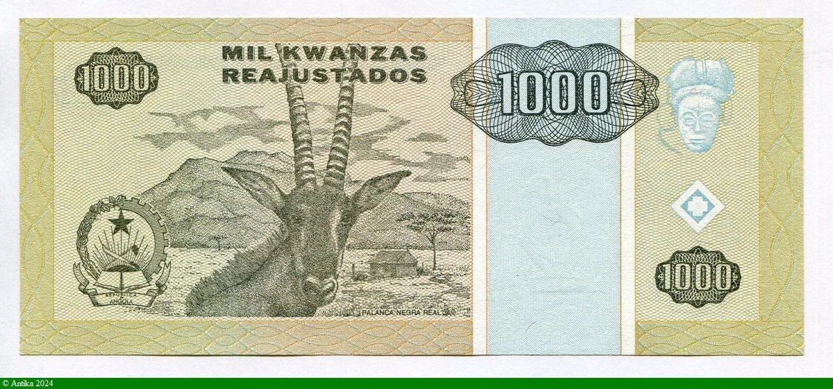 1000 Kwanzas A.Vitoria & Certa