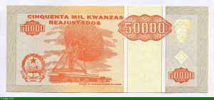 50000 Kwanzas A.Vitoria & Certa