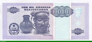 100000 Kwanzas A.Vitoria & Certa