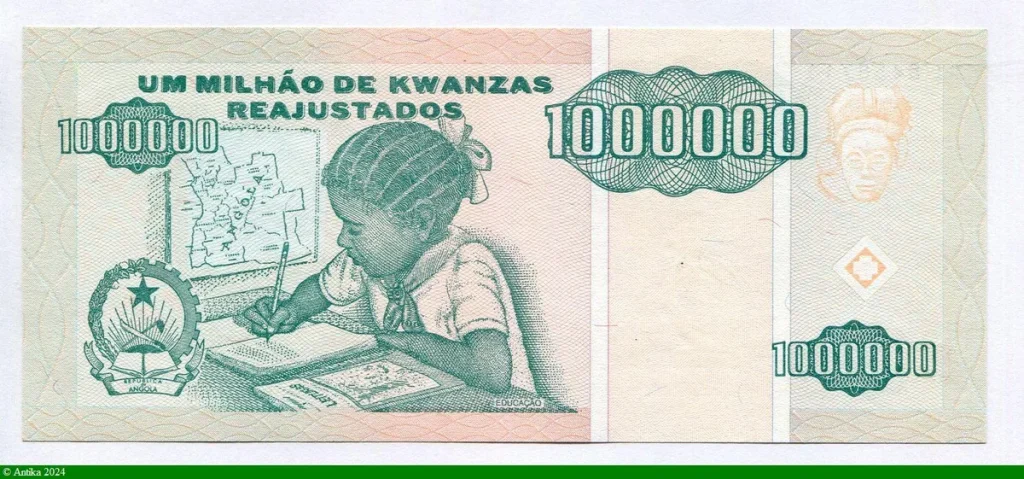 1000000 Kwanzas A.Vitoria & Certa