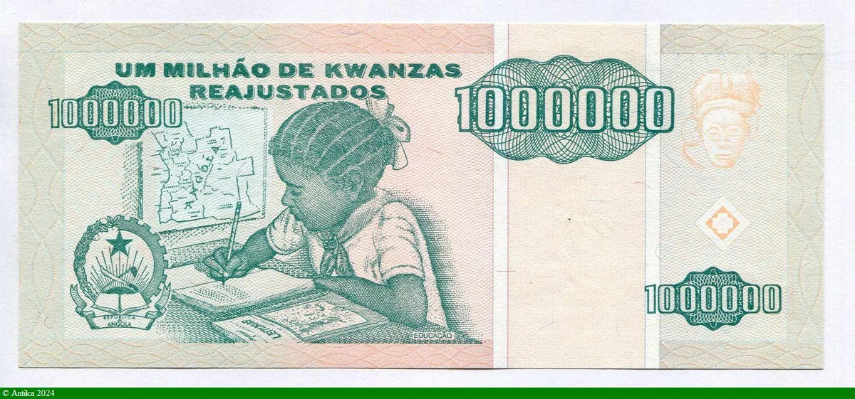 1000000 Kwanzas A.Vitoria & Certa