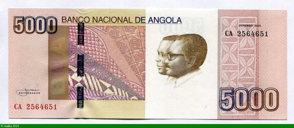 5000 Kwanzas A.Vitoria & Certa