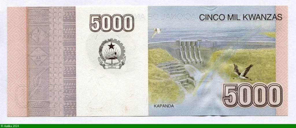 5000 Kwanzas A.Vitoria & Certa
