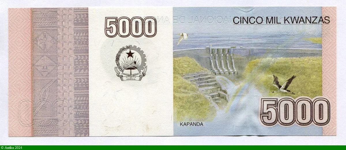 5000 Kwanzas A.Vitoria & Certa